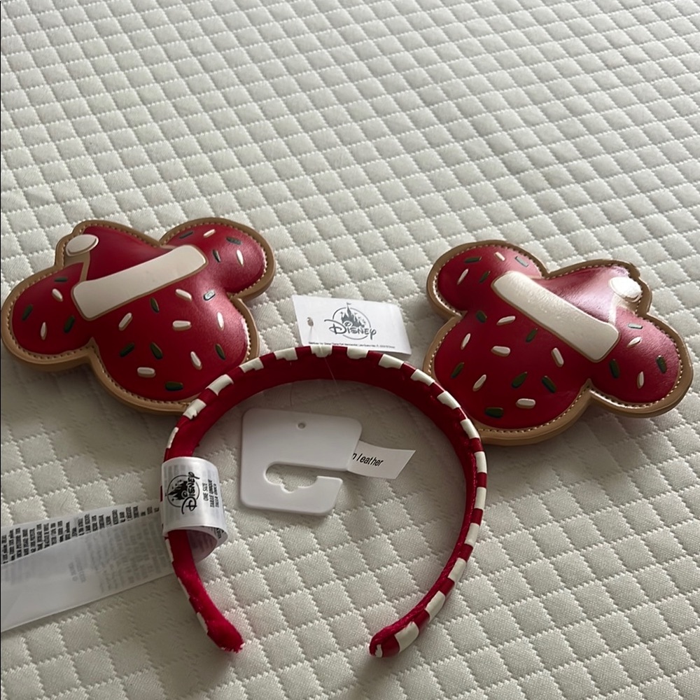 Red Mickey Mouse Ears Headband